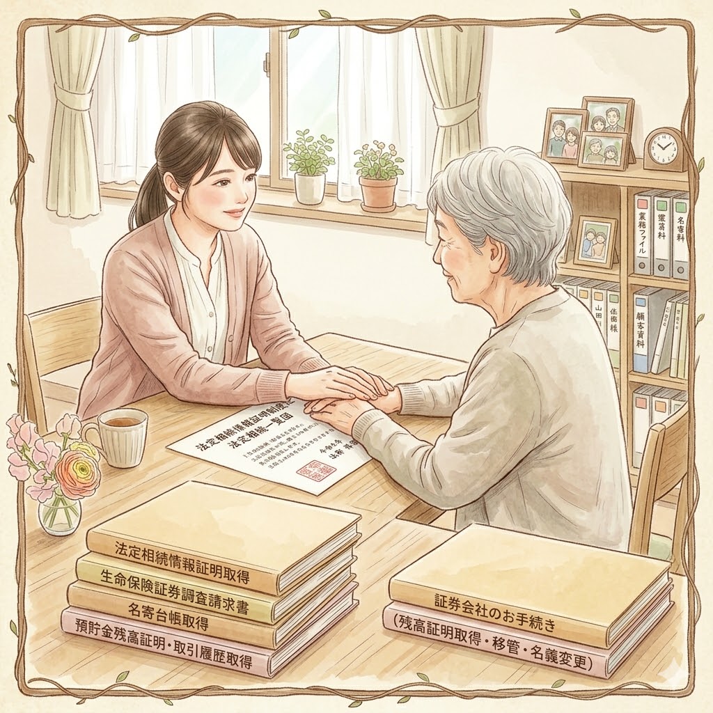 【資産税部】大切な時間を、思い出のために。相続代理手続は私たちにお任せください